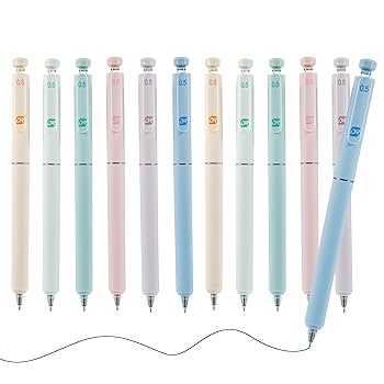 パンツ Dip'pen Amazon.com: Gel Pens, Extra Smooth Black Ink Pen, 12 Pcs 0.5